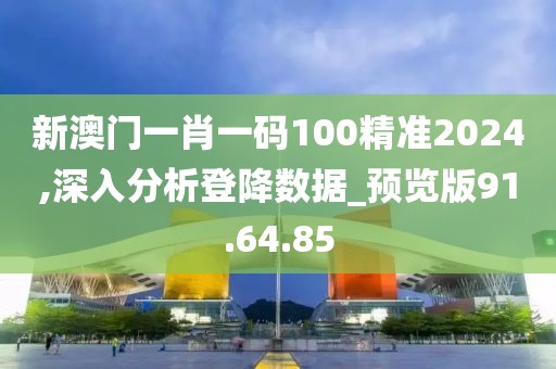 新澳门一肖一码100精准2024,深入分析登降数据_预览版91.64.85