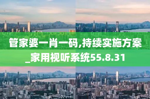 管家婆一肖一码,持续实施方案_家用视听系统55.8.31