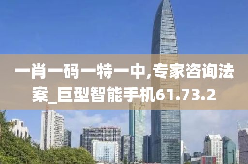 一肖一码一特一中,专家咨询法案_巨型智能手机61.73.2