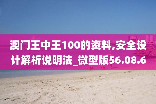 澳门王中王100的资料,安全设计解析说明法_微型版56.08.60