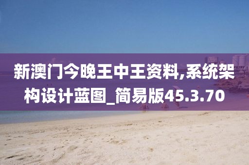 新澳门今晚王中王资料,系统架构设计蓝图_简易版45.3.70