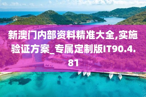 新澳门内部资料精准大全,实施验证方案_专属定制版IT90.4.81