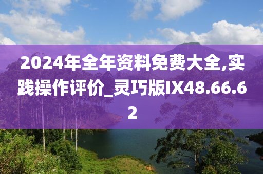 2024年全年资料免费大全,实践操作评价_灵巧版IX48.66.62