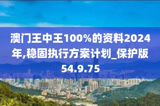 澳门王中王100%的资料2024年,稳固执行方案计划_保护版54.9.75