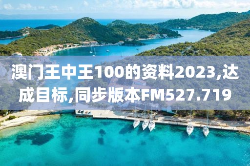 澳门王中王100的资料2023,达成目标,同步版本FM527.719