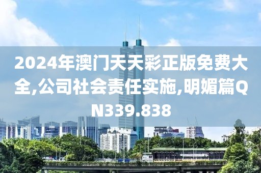 2024年澳门天天彩正版免费大全,公司社会责任实施,明媚篇QN339.838