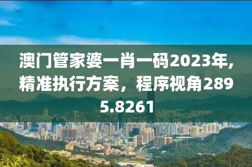 澳门管家婆一肖一码2023年,精准执行方案，程序视角2895.8261