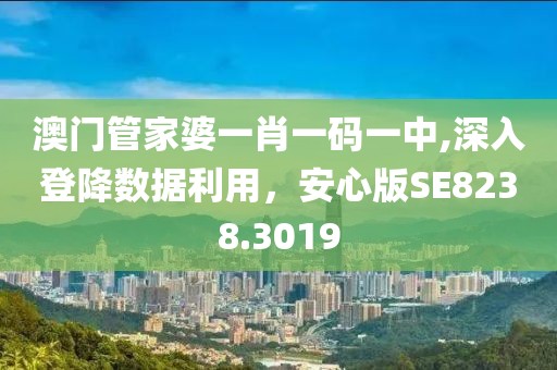 澳门管家婆一肖一码一中,深入登降数据利用，安心版SE8238.3019