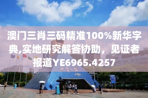 澳门三肖三码精准100%新华字典,实地研究解答协助，见证者报道YE6965.4257