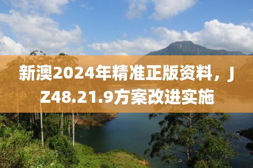 新澳2024年精准正版资料，JZ48.21.9方案改进实施