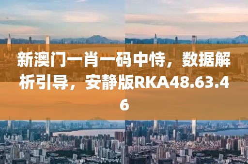 新澳门一肖一码中恃，数据解析引导，安静版RKA48.63.46