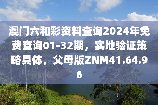 澳门六和彩资料查询2024年免费查询01-32期，实地验证策略具体，父母版ZNM41.64.96