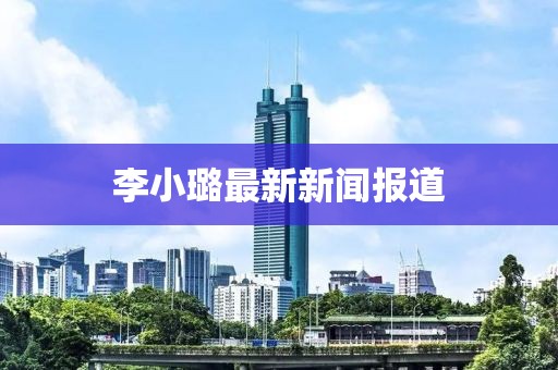 李小璐最新新闻报道