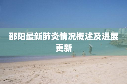 邵阳最新肺炎情况概述及进展更新