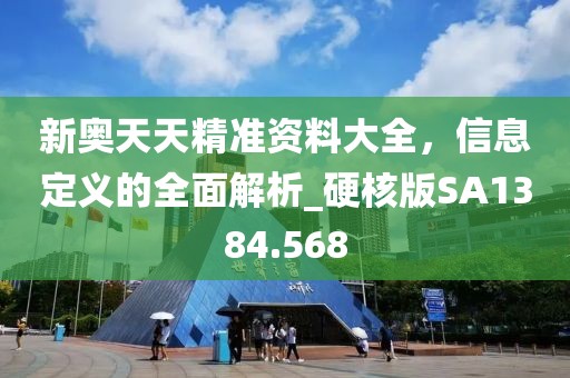 新奥天天精准资料大全，信息定义的全面解析_硬核版SA1384.568