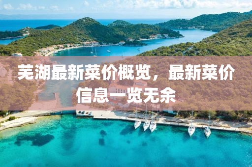 芜湖最新菜价概览，最新菜价信息一览无余