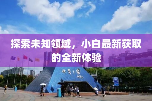 探索未知领域，小白最新获取的全新体验