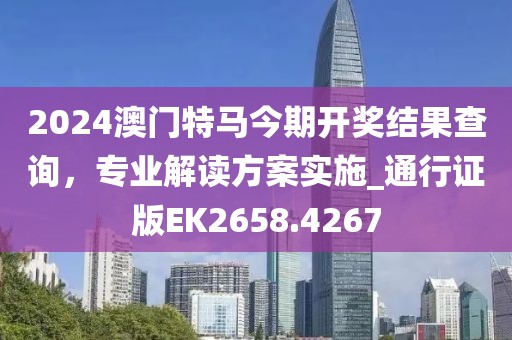 2024澳门特马今期开奖结果查询，专业解读方案实施_通行证版EK2658.4267