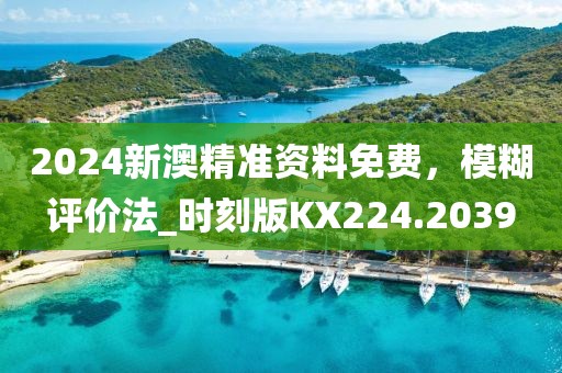 2024新澳精准资料免费，模糊评价法_时刻版KX224.2039