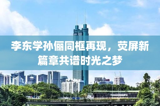 李东学孙俪同框再现，荧屏新篇章共谱时光之梦