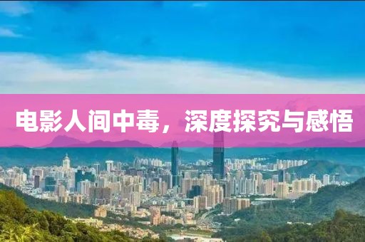 电影人间中毒，深度探究与感悟