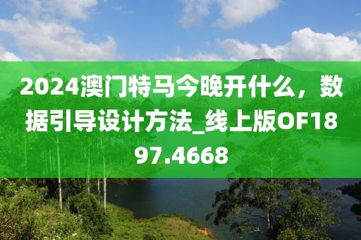 2024澳门特马今晚开什么，数据引导设计方法_线上版OF1897.4668