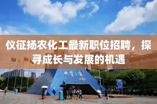 仪征扬农化工最新职位招聘，探寻成长与发展的机遇