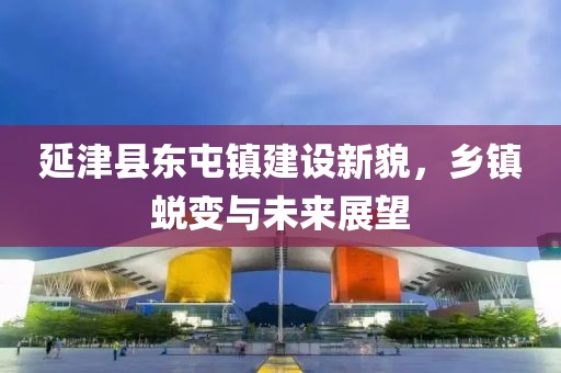 延津县东屯镇建设新貌，乡镇蜕变与未来展望