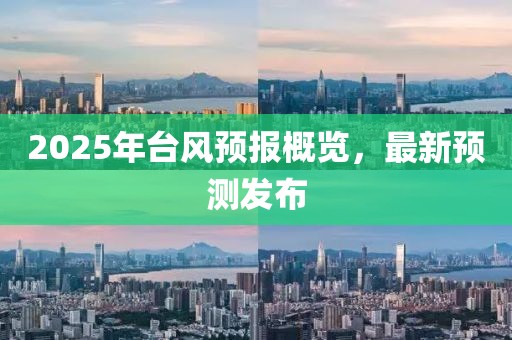 2025年台风预报概览，最新预测发布