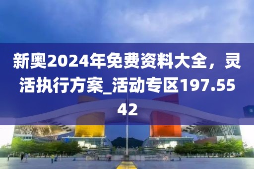 新奥2024年免费资料大全，灵活执行方案_活动专区197.5542