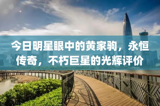 今日明星眼中的黄家驹，永恒传奇，不朽巨星的光辉评价