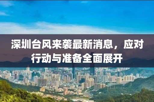 深圳台风来袭最新消息，应对行动与准备全面展开
