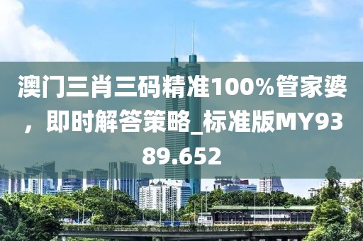 澳门三肖三码精准100%管家婆，即时解答策略_标准版MY9389.652