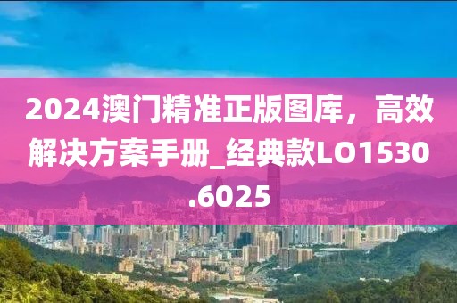2024澳门精准正版图库，高效解决方案手册_经典款LO1530.6025