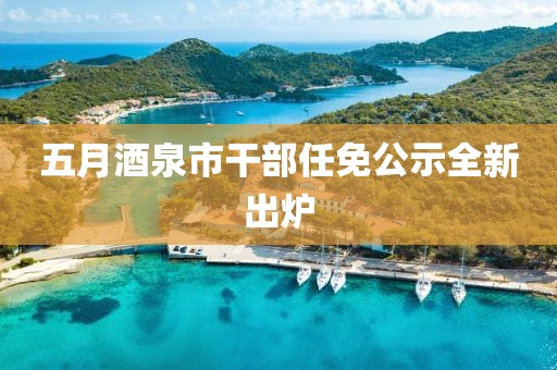 五月酒泉市干部任免公示全新出炉