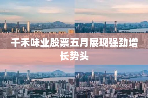 千禾味业股票五月展现强劲增长势头