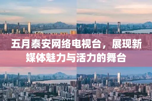 五月泰安网络电视台，展现新媒体魅力与活力的舞台