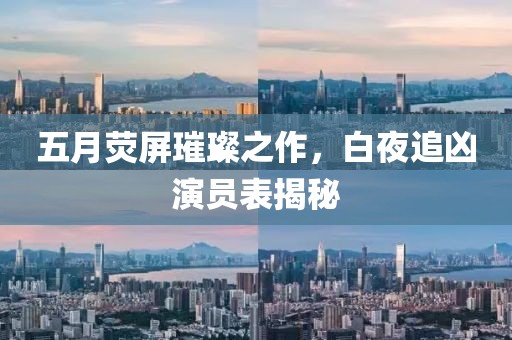 五月荧屏璀璨之作，白夜追凶演员表揭秘