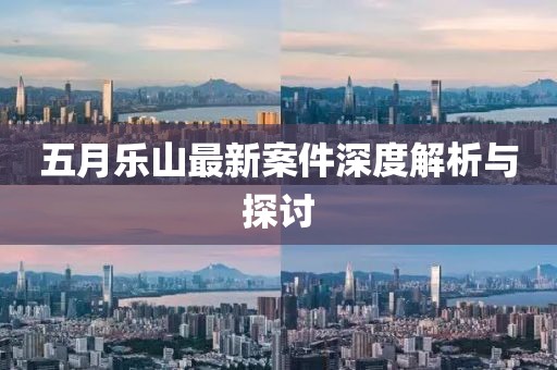 五月乐山最新案件深度解析与探讨
