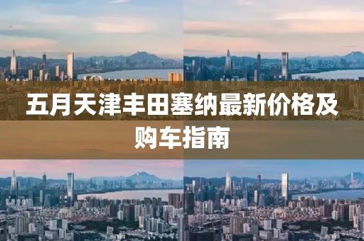 五月天津丰田塞纳最新价格及购车指南
