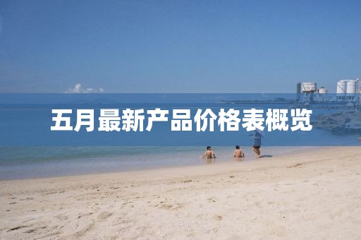 五月最新产品价格表概览