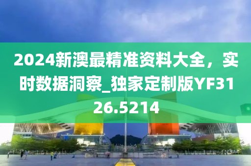 2024新澳最精准资料大全，实时数据洞察_独家定制版YF3126.5214