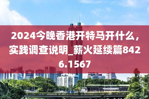 2024今晚香港开特马开什么，实践调查说明_薪火延续篇8426.1567
