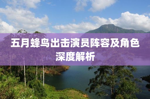 五月蜂鸟出击演员阵容及角色深度解析