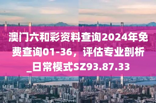 澳门六和彩资料查询2024年免费查询01-36，评估专业剖析_日常模式SZ93.87.33
