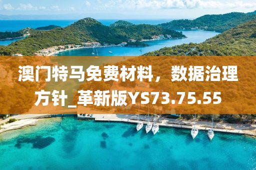 澳门特马免费材料，数据治理方针_革新版YS73.75.55