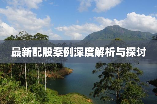 最新配股案例深度解析与探讨