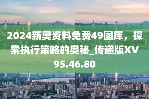 2024新奥资料免费49图库，探索执行策略的奥秘_传递版XV95.46.80