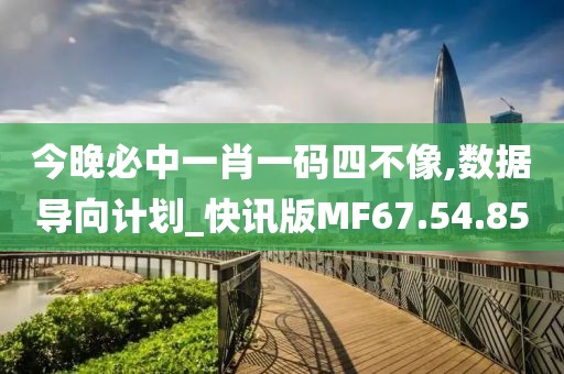 今晚必中一肖一码四不像,数据导向计划_快讯版MF67.54.85