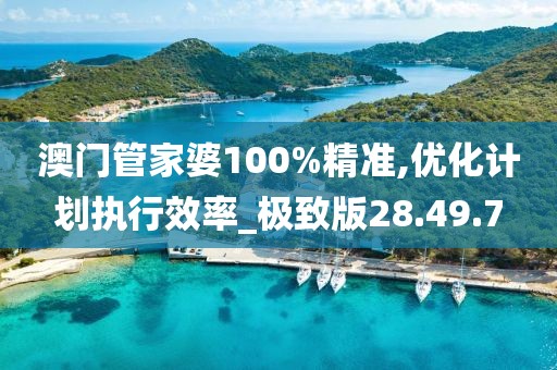 澳门管家婆100%精准,优化计划执行效率_极致版28.49.7